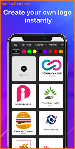 Logo maker 3D logo designer - Create Logo 2019 app screenshot