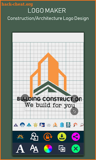 Logo Maker Free - Construction/Architecture Design screenshot