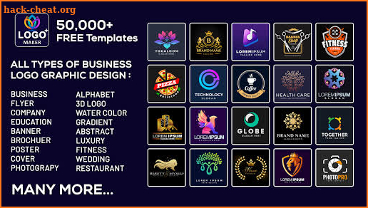 Logo Maker Free logo designer, Logo Creator app screenshot