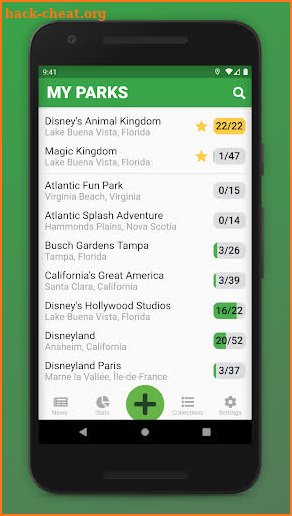 LogRide - Theme Park Tracker screenshot