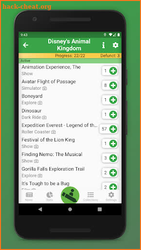 LogRide - Theme Park Tracker screenshot