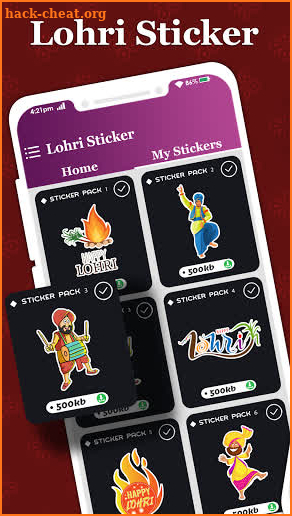 Lohri Stickers For WhatsApp : Makar Sankranti screenshot