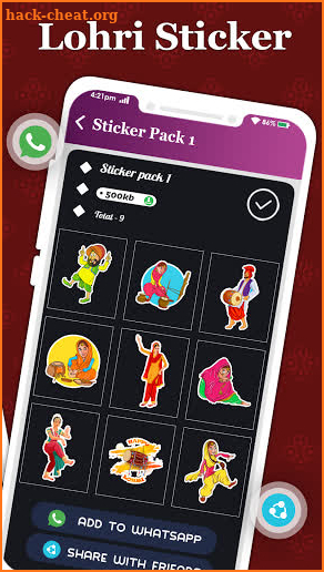 Lohri Stickers For WhatsApp : Makar Sankranti screenshot