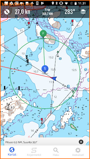 Loisto Mariner | Navigation and maps screenshot