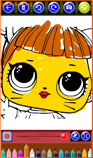 LOL Doll Coloring Pages Book screenshot