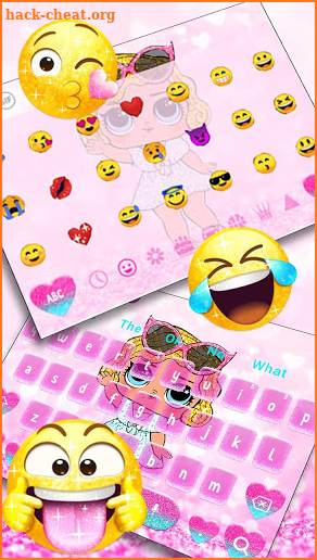 Lol Princess Glitter Doll Keyboard screenshot