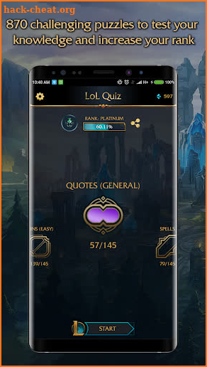 LoL Quiz - League of Legends Champions Mobile Game screenshot
