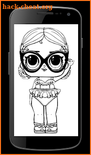 LOL Surprise Doll Coloring Pages screenshot