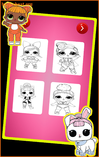 Lol surprise doll coloring pages 2 screenshot