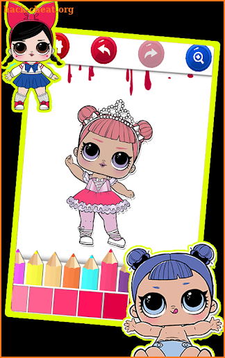 Lol surprise doll coloring pages 2 screenshot