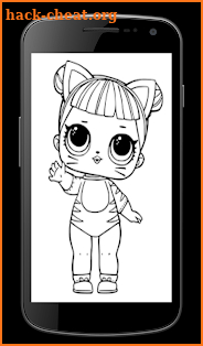LOL Surprise Doll Coloring Pages screenshot