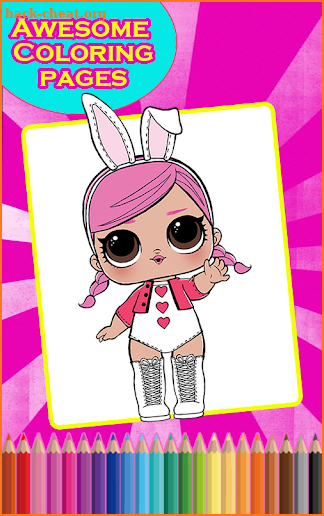 Lol Surprise Dolls Coloring Pages screenshot