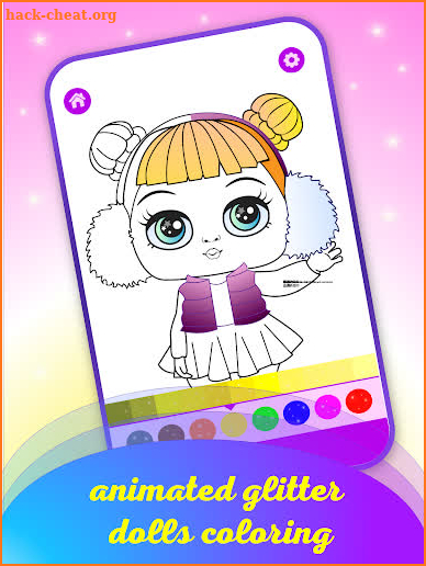 Lola Doll Coloring for Little Princess screenshot