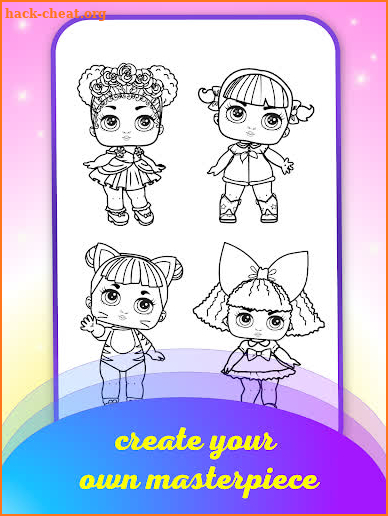 Lola Doll Coloring for Little Princess screenshot