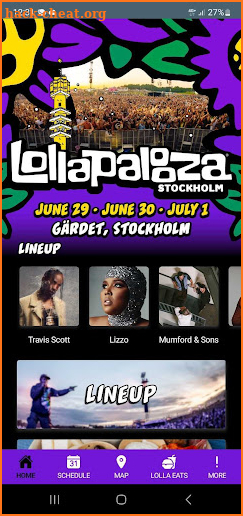 Lollapalooza Stockholm screenshot