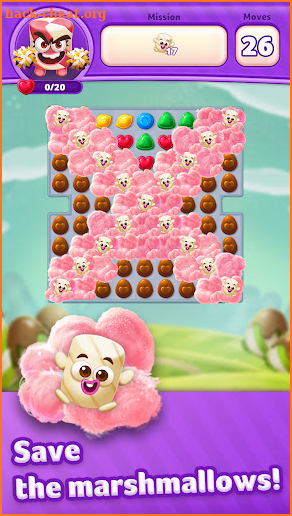 Lollipop Sweet Heroes Match3 screenshot