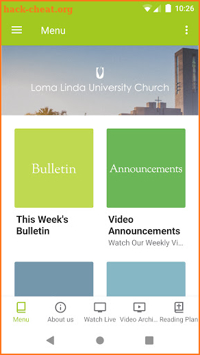 Loma Linda University Church screenshot