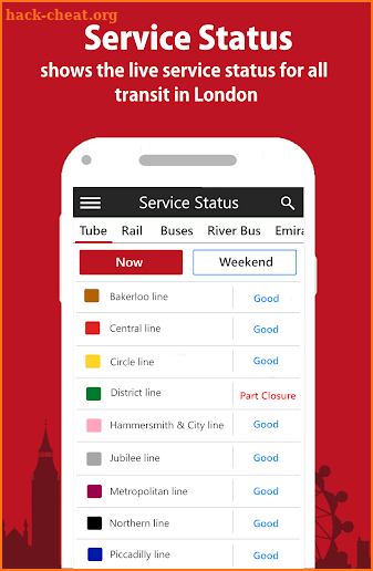 London Bus Transit (2018) TfL London Bus Times screenshot