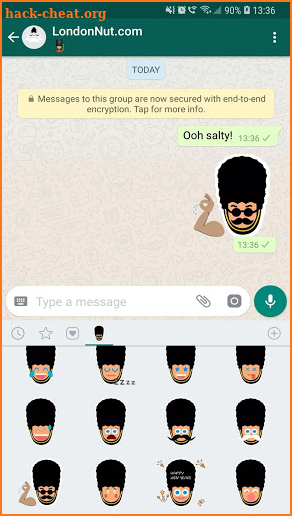 London Guard Stickers (for WhatsApp) screenshot