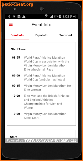 London Marathon 2018 screenshot