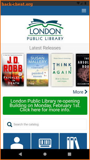 London Public Library (Ohio) screenshot