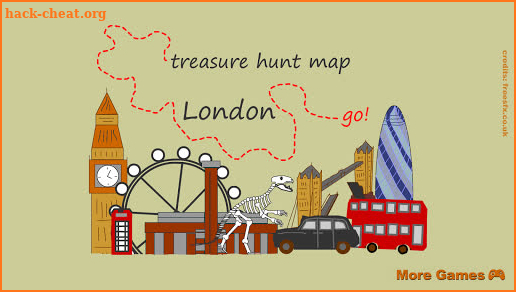 London Treasure Hunt Map screenshot