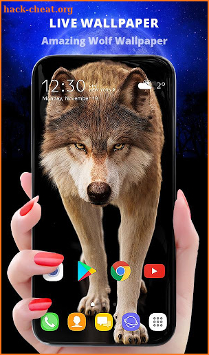 Lone Wolf Wallpaper and Keyboard screenshot