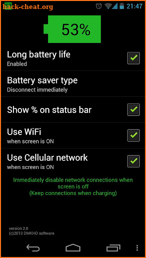 Long Battery Life screenshot