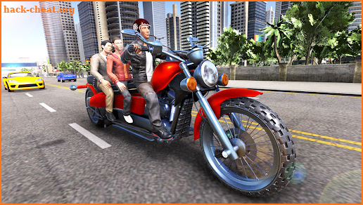 Long Bike Taxi Transport: Driving Simulator Game screenshot