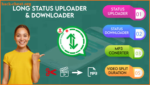 Long Status Uploader & Downloader- Mp3 Converter screenshot