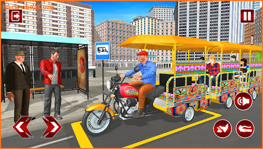 Long Tuk Tuk Simulator:Rickshaw Driving Game screenshot