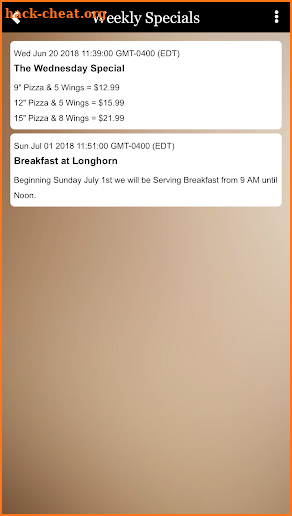 Longhorn Bar and Grill screenshot