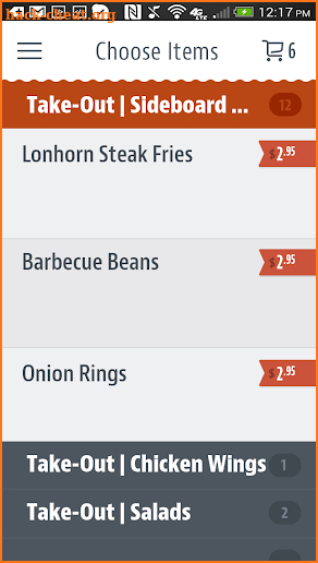 Longhorn Barbecue screenshot