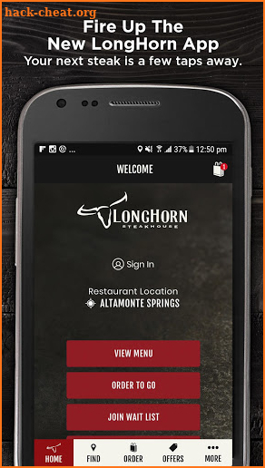LongHorn Steakhouse® screenshot