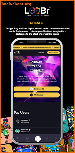LooBr - Social NFT Marketplace screenshot
