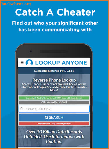 Lookup Anyone 🔎 Background Check App 🕵🏿 🕵🏻 screenshot