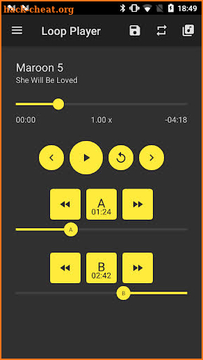 Loop Player - A B Audio Repeat Player screenshot