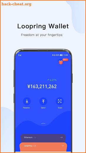 Loopring Smart Wallet screenshot