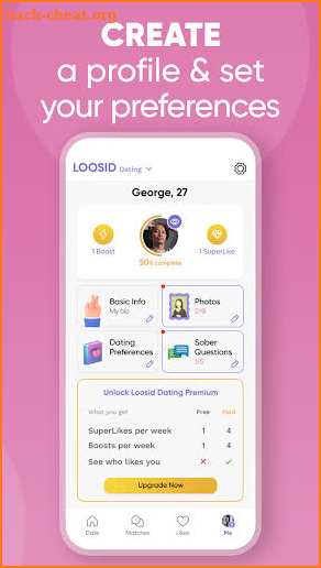 Loosid: Sober Dating & Meetups screenshot