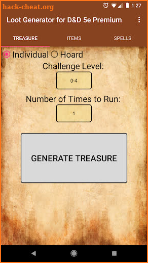 Loot Generator (for D&D 5e) (Ad-Free) screenshot