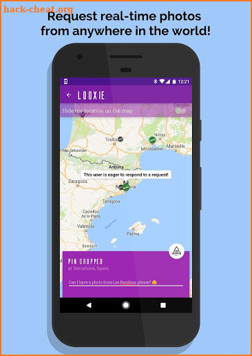 Looxie: Location-Based Photo Requests screenshot