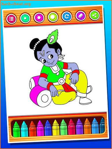 Lord Krishna Coloring Book screenshot