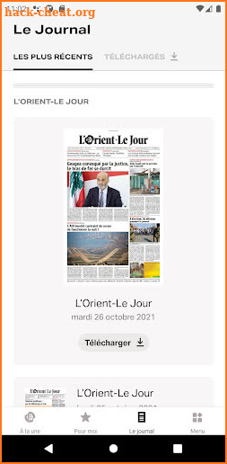 L'Orient-Le Jour (OLJ) screenshot