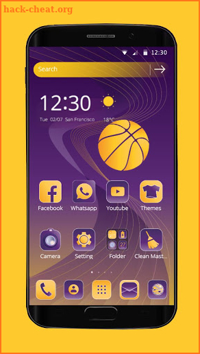 Los Angeles Basketball Theme \ Huawei, Samsung, LG screenshot