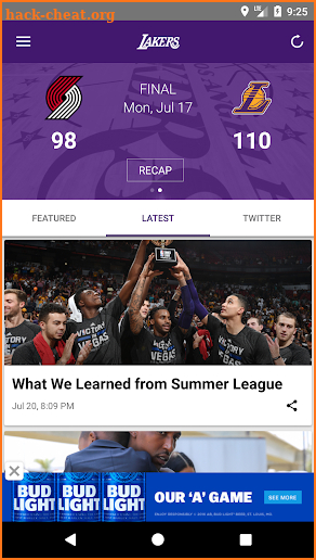 Los Angeles Lakers screenshot
