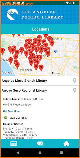 Los Angeles Public Library screenshot