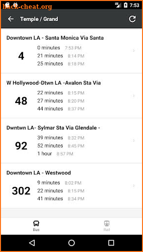 Los Angeles Transit (LA Metro, Buses, Rail, Maps) screenshot