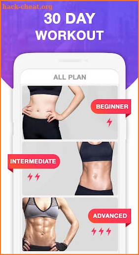 Lose Belly Fat - 30 Day Workout & Weight Loss App screenshot
