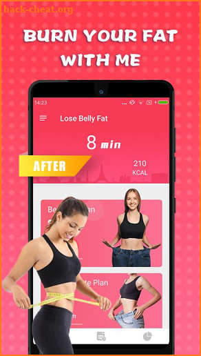 Lose Belly Fat-Home Abs Fitness Workout screenshot