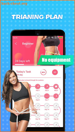 Lose Belly Fat-Home Abs Fitness Workout screenshot